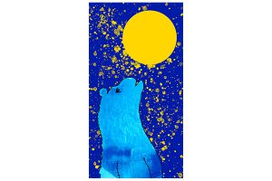 blue bear yellow city 600×400 jpeg