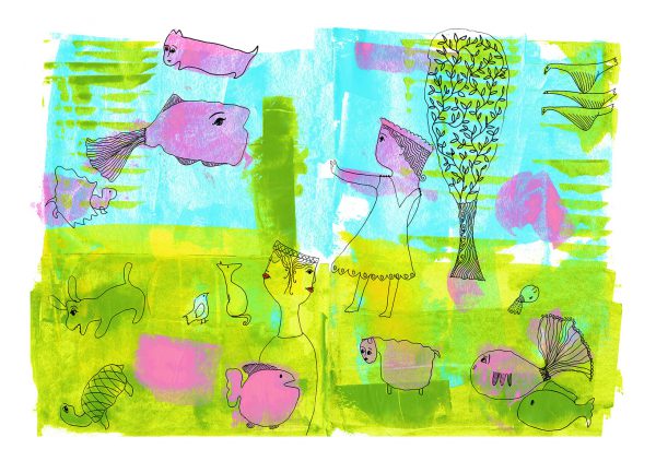 storytelling,happy art
