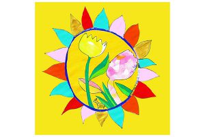 flowers in the sun art mariska eyck 22×22 db 093 16338 400×600 jpeg
