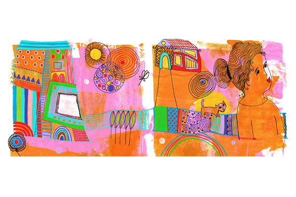 story yelling, happy art, art sparkle,