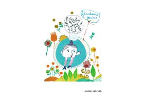 happy art card 15 life is precious art mariska eyck db 094 A6 400×600