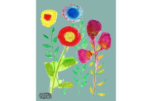 flowers RGB art mariska eyck db 099 17022 400×600