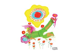 lying in a flowerfield art mariska eyck db 110 RGB 400×600 copy