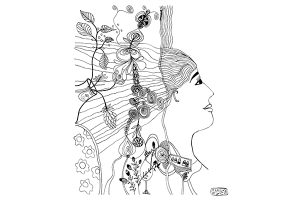 flower girl art mariska eyck big diary 002 RGB 400×600 copy
