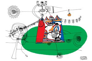 kleurboek festivaltent kleur art mariska eyck big diary 002 RGB 400×600 copy