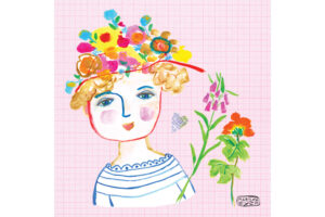 flower lady art mariska eyck db 122 RGB 400×600 copy
