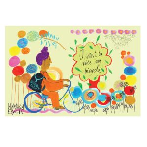 bloemen voor fietser INSTA M2402 art mariska eyck db 129