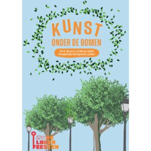 kunst onder de bomen flyer INSTA