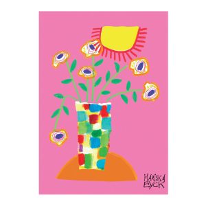 happy art card 033 flowers INSTA art mariska eyck db 106